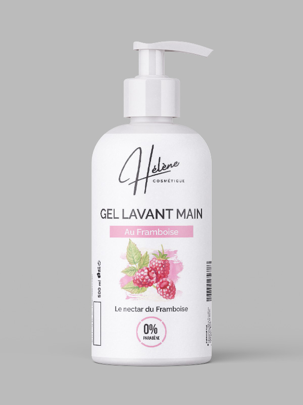 helene framboise bottle mockup